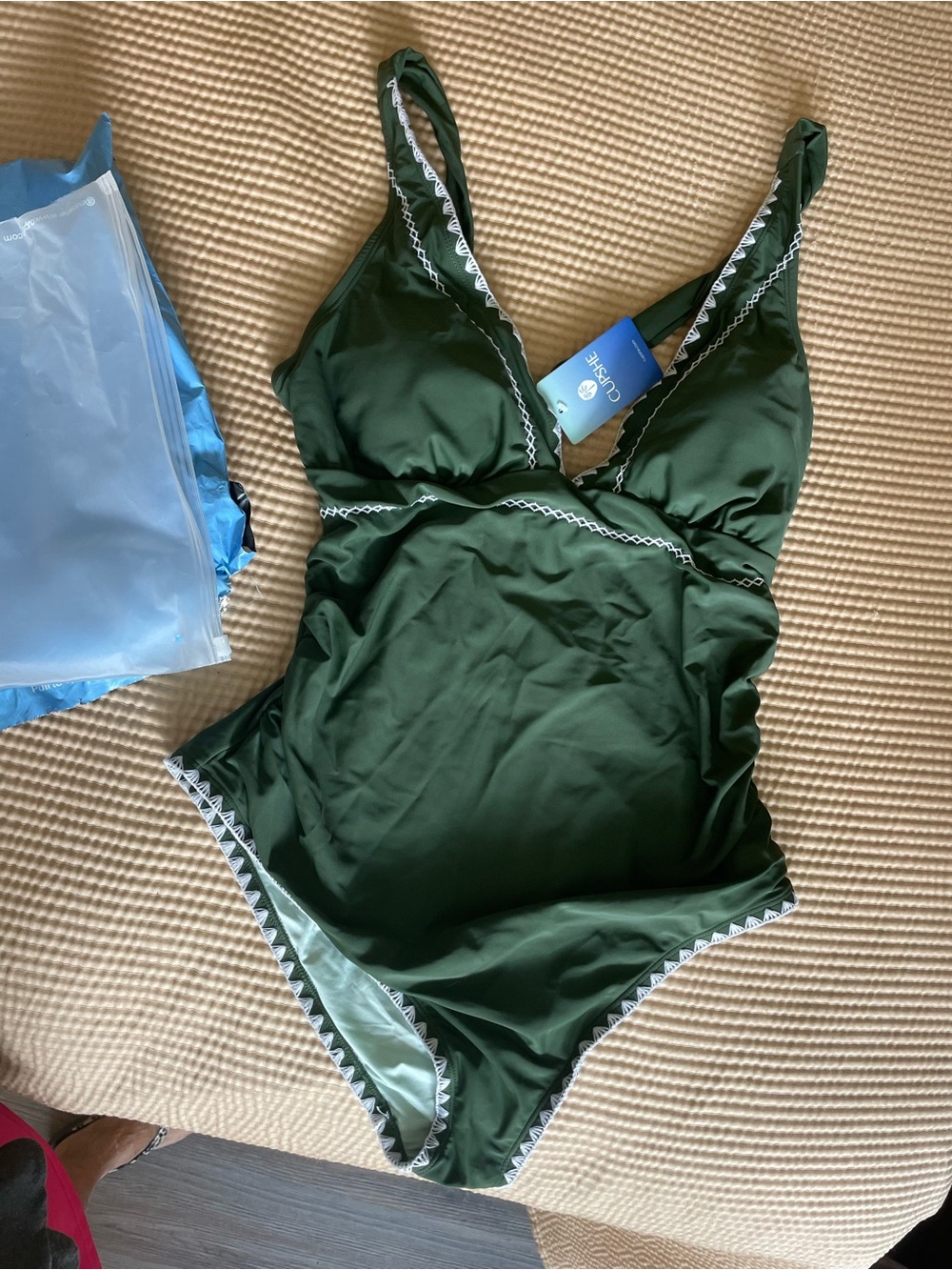 Kids One-Piece Swimsuit – Dark Green